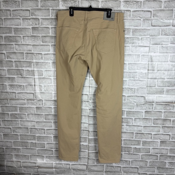 AG Adriano Goldschmied The Everett Slim Straight Khaki 5 Pocket Pants 36 x 34 - Picture 4 of 11